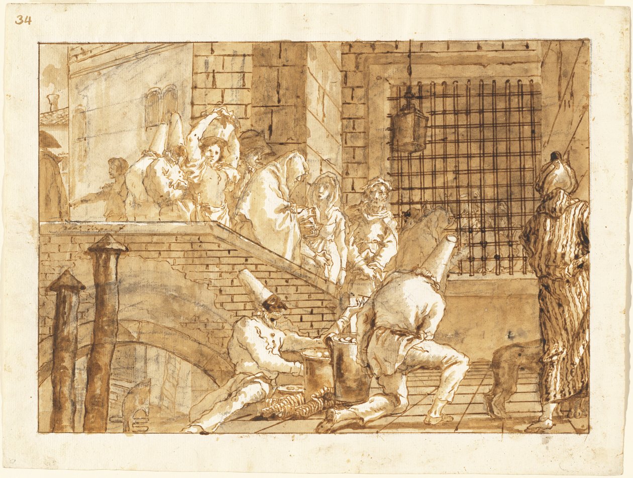 Fengselsbesøket av Giovanni Domenico Tiepolo