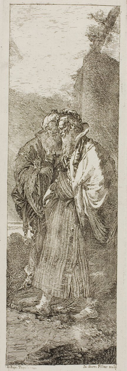 To gamle menn av Giovanni Domenico Tiepolo