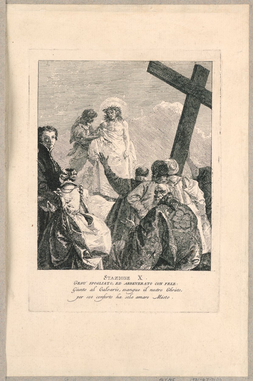 Korsveien - Station X, Jesus plyndret av Giovanni Domenico Tiepolo