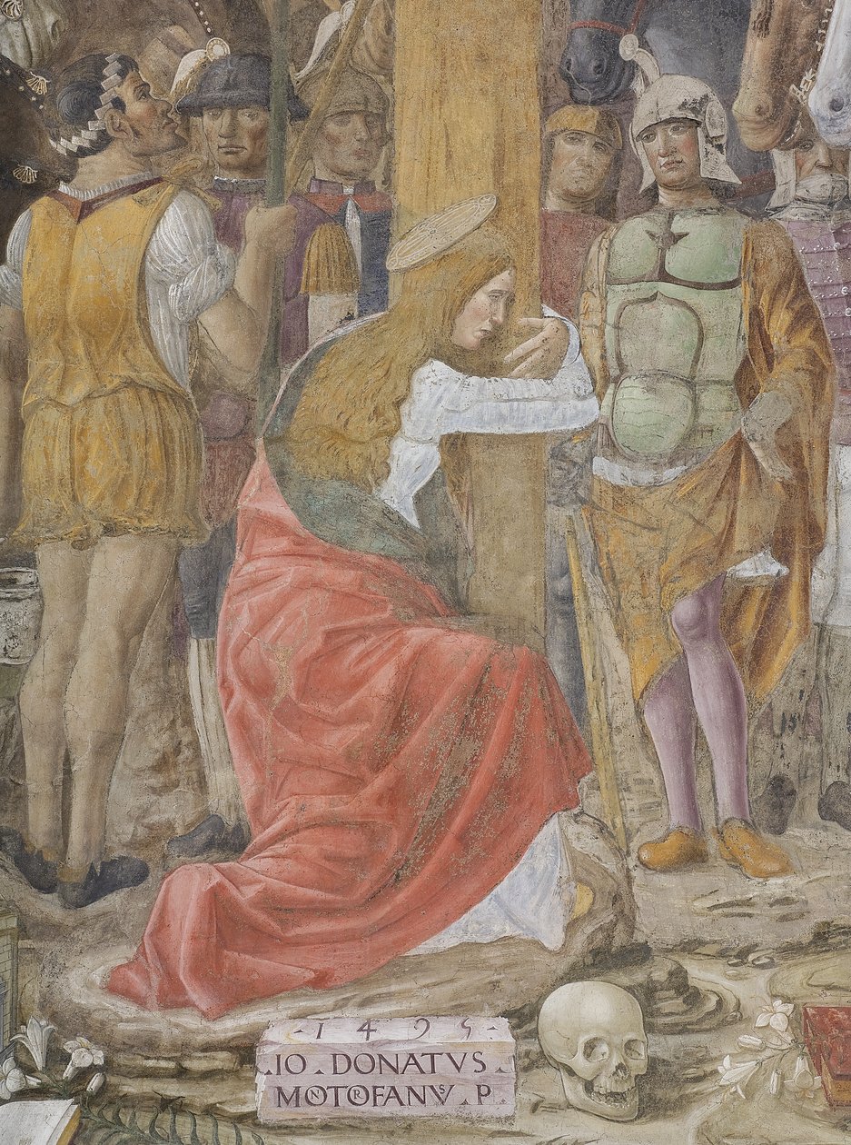 Crucifixion, 1495 (detalj av 3498420) av Giovanni Donato Montorfano
