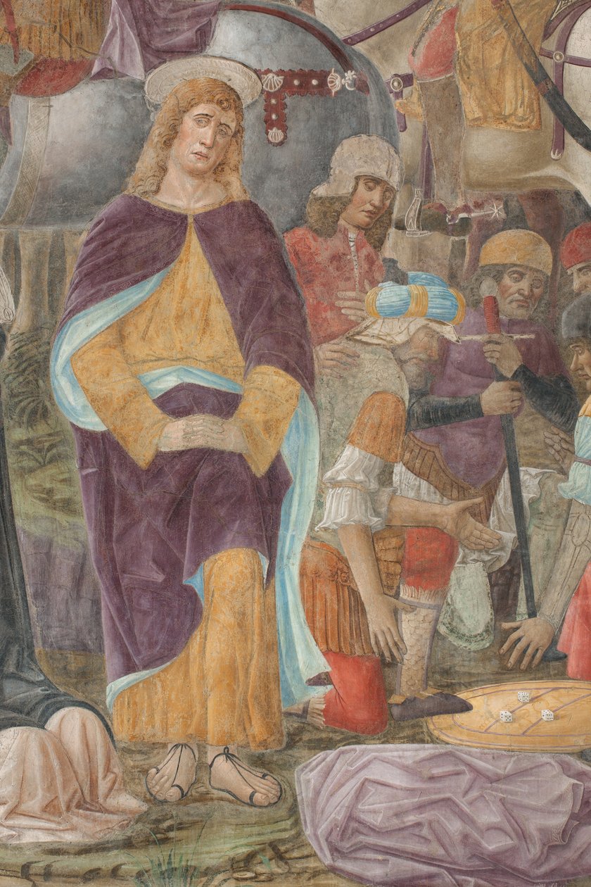 Milan, refektoriet til Cenacolo Vinciano, Donato Montorfano, Kristi korsfestelse av Giovanni Donato Montorfano