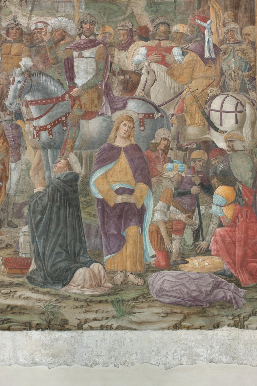 Milan, refektoriet til Cenacolo Vinciano, Donato Montorfano, Kristi korsfestelse av Giovanni Donato Montorfano