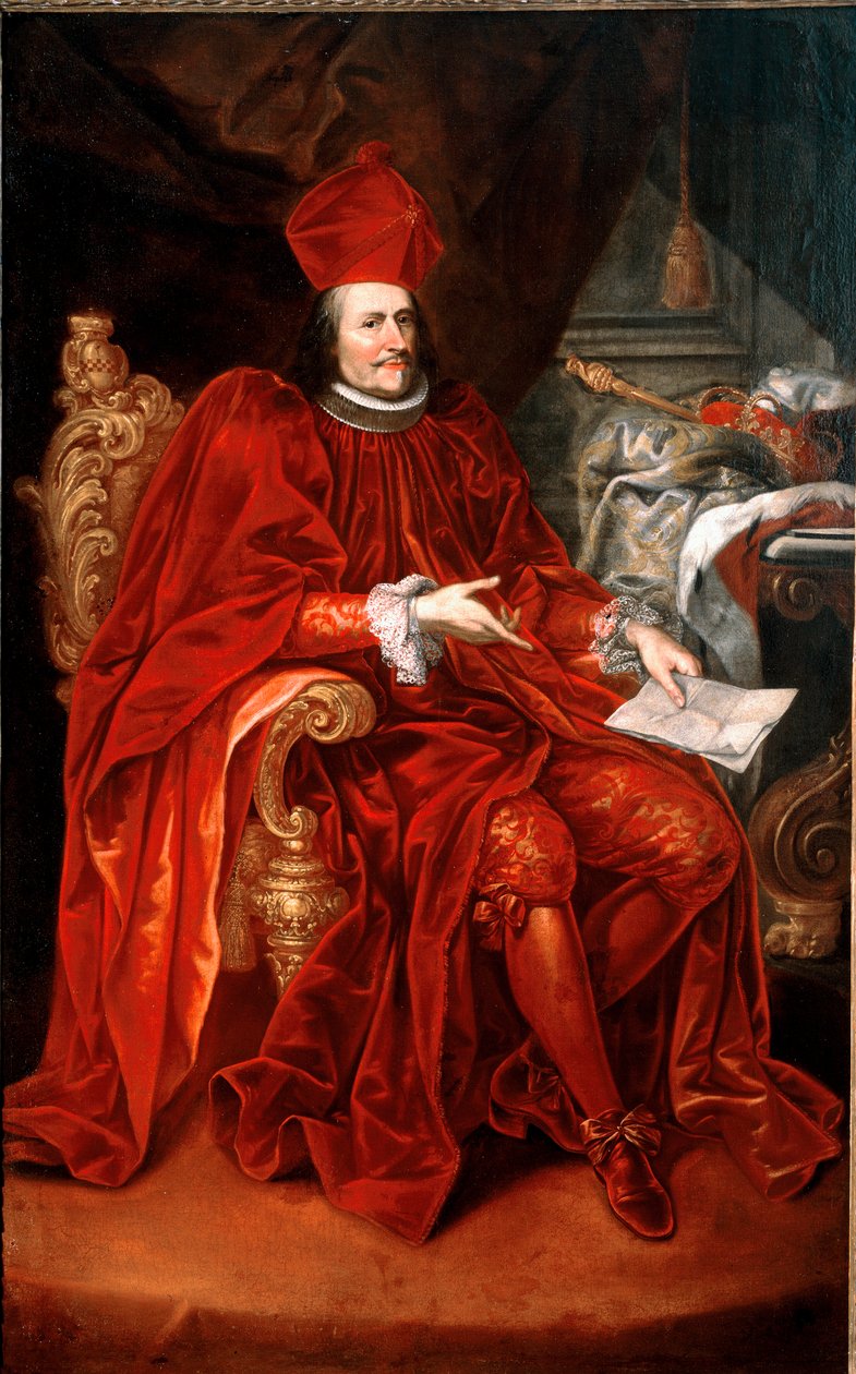 Portrett av Agostino Spinola (1624-1692) Doge of Genes mellom 1679 og 1681. Maleri av Giovanni Enrico Vaymer (1665-1738) 1680-1681 Dim. 215x135 cm Lee Genes, Paolo Sanguineti-samlingen © Luisa / Sanguineti-samlingen av Giovanni Enrico Vaymer