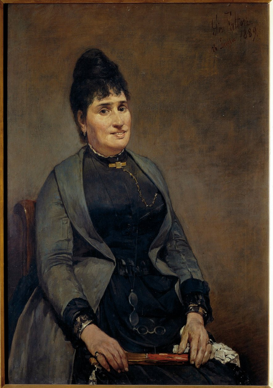 Italia, Firenze, Portrett av Marianna Bigazzi av Giovanni Fattori