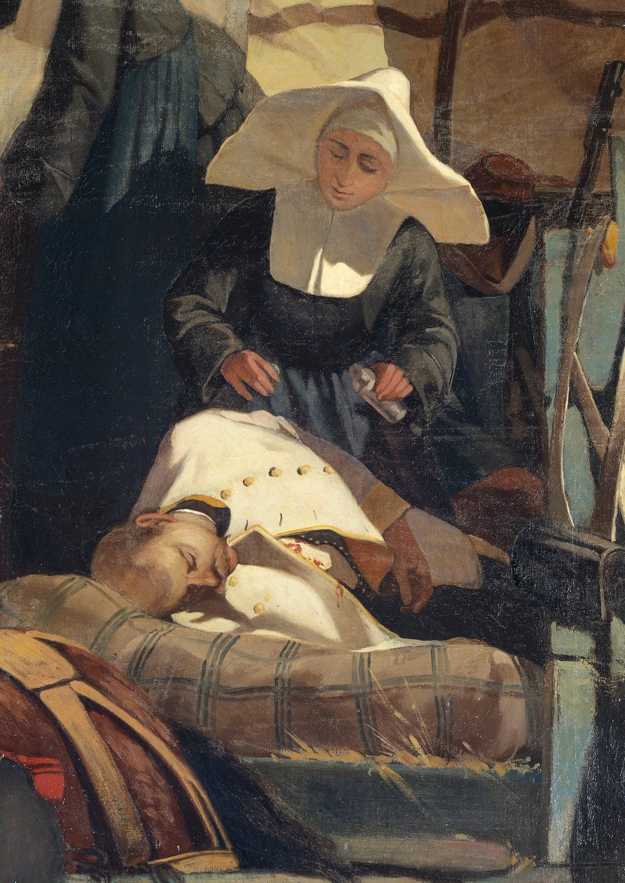 Italia, Firenze, Det italienske feltet etter slaget ved Magenta, detalj av Giovanni Fattori