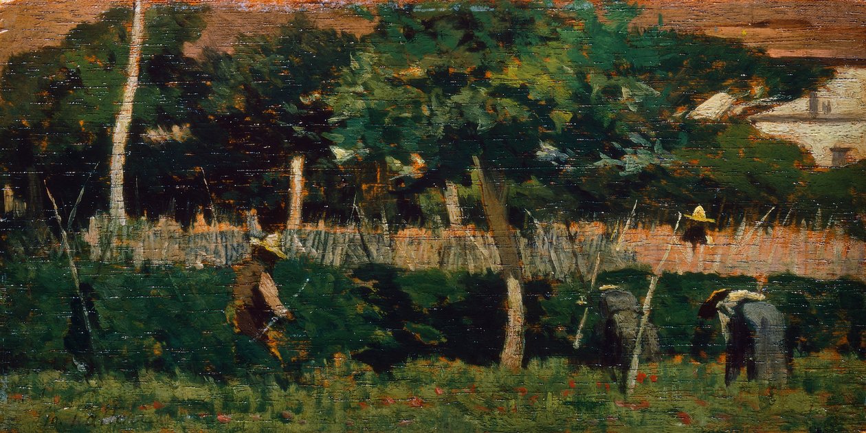 The Gardeners, av Giovanni Fattori av Giovanni Fattori