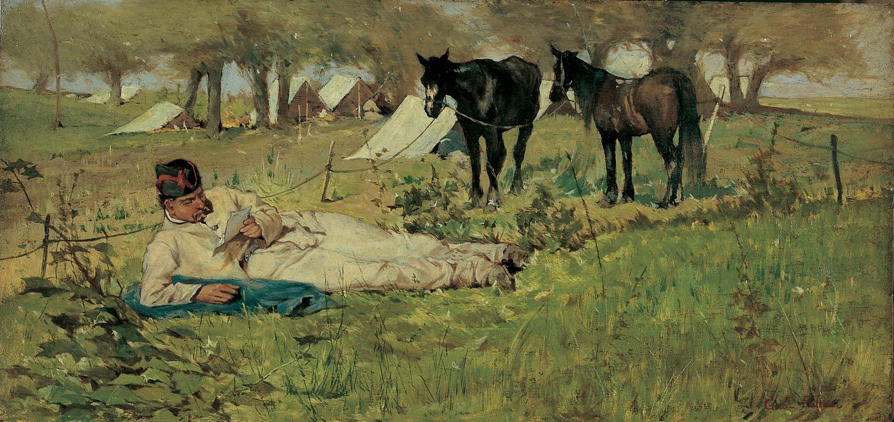 Brevet til marken av Giovanni Fattori