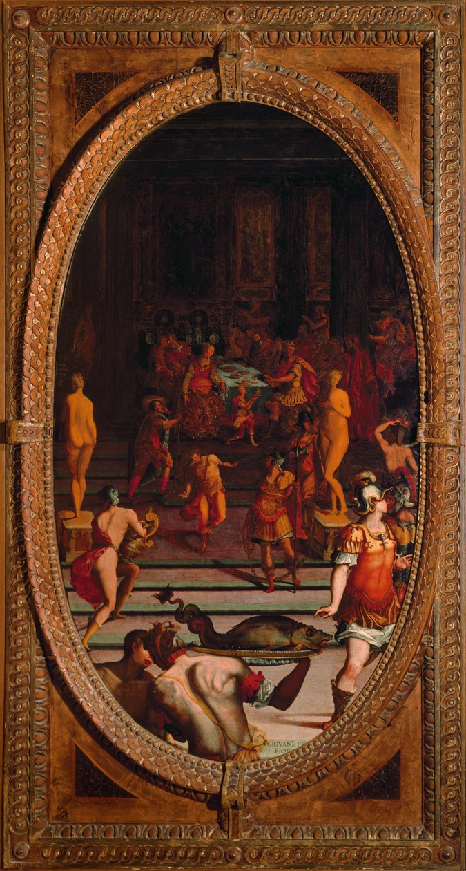 Ringen til Samos Polycrates (maleri av Giovanni Fedini
