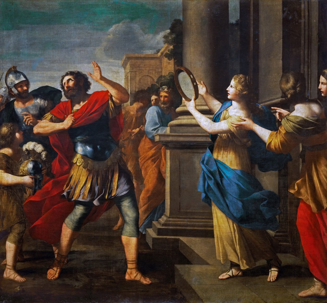 Barokk: Jeftas datter av Romanelli, Giovanni Francesco (1610-1662) av Giovanni Francesco Romanelli