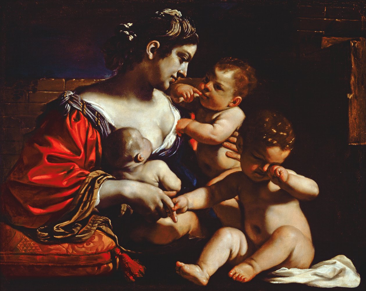 Kristen kjærlighet, ca. 1625-26 av Giovanni Francesco Barbieri