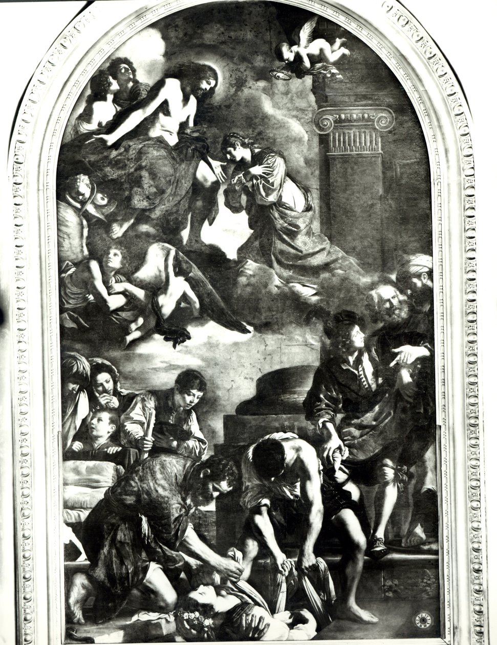 Begravelsen av Saint Petronilla av Giovanni Francesco Barbieri