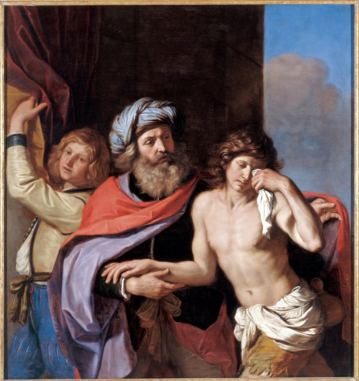 The Return of the Prodigal Son, 1654-55 av Giovanni Francesco Barbieri