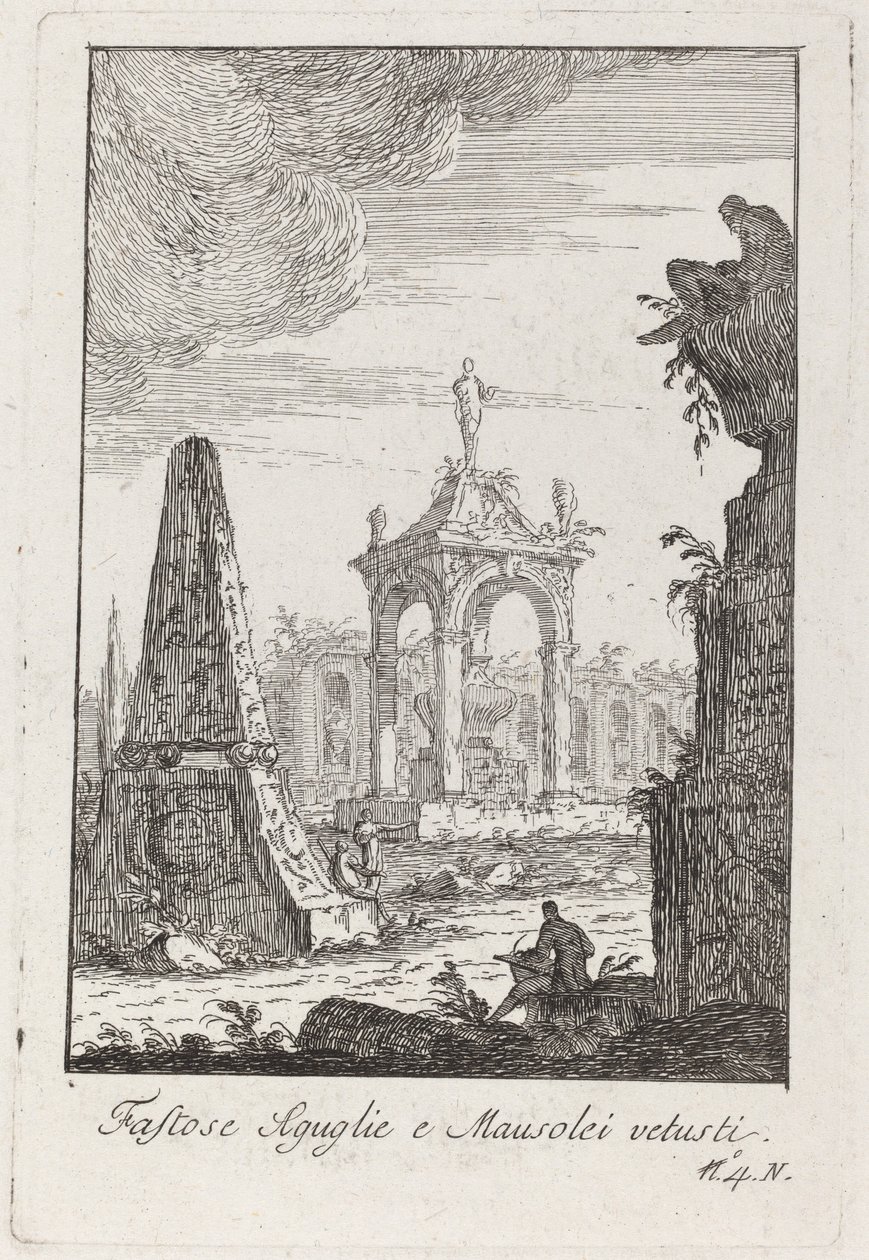 Overdådig Aguglie og gamle mausoleer av Giovanni Francesco Costa