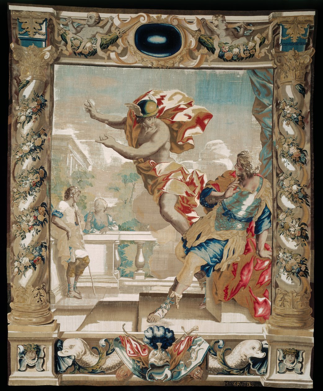 Mercury ber Aeneas om å forlate Kartago, 1679 av Giovanni Francesco Romanelli