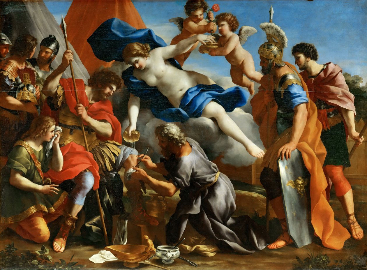 Venus som heller balsam på Aeneas