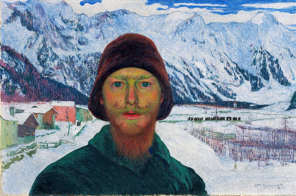 Selvportrett, 1899. av Giovanni Giacometti