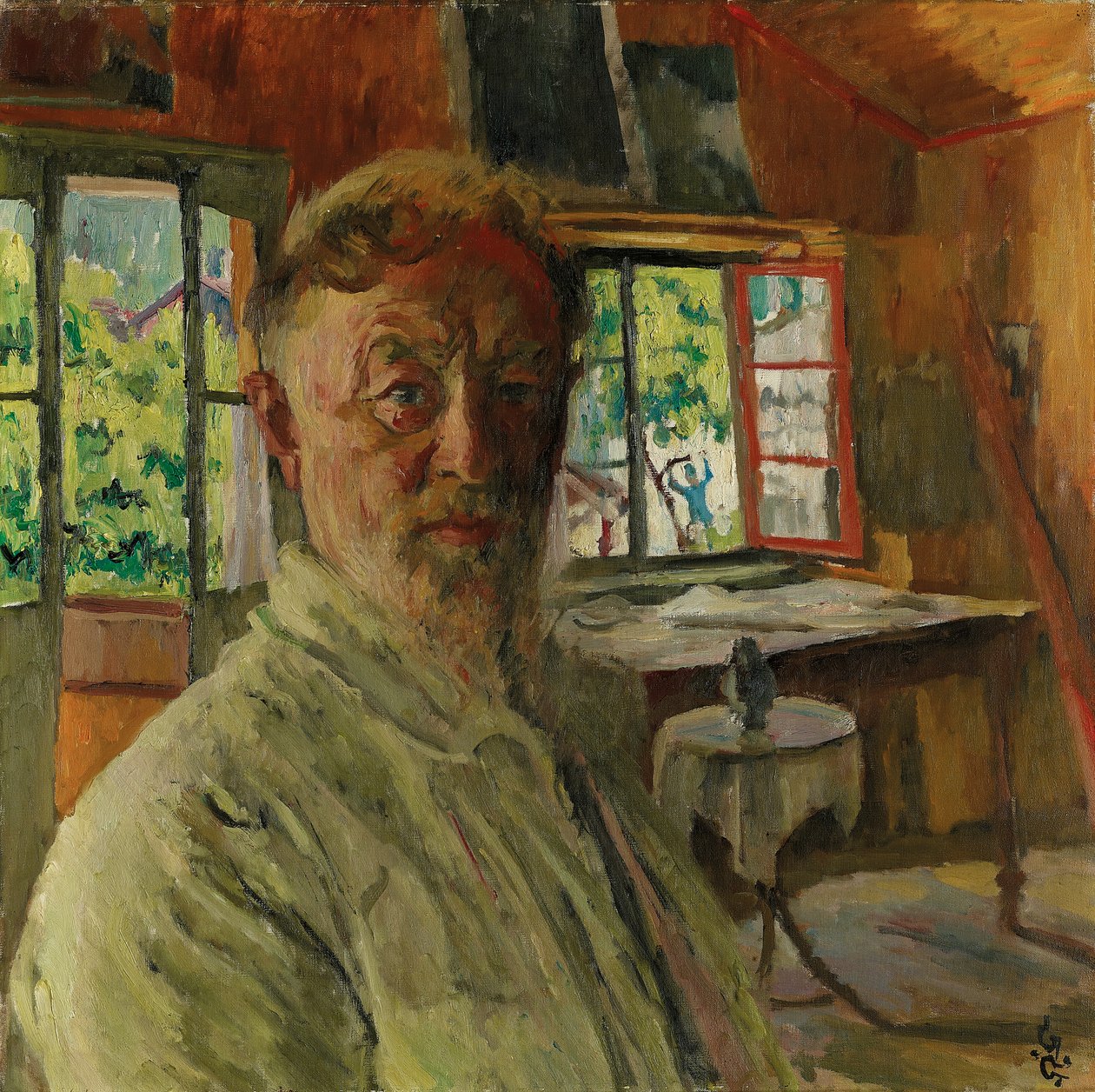 Selvportrett, 1931 av Giovanni Giacometti