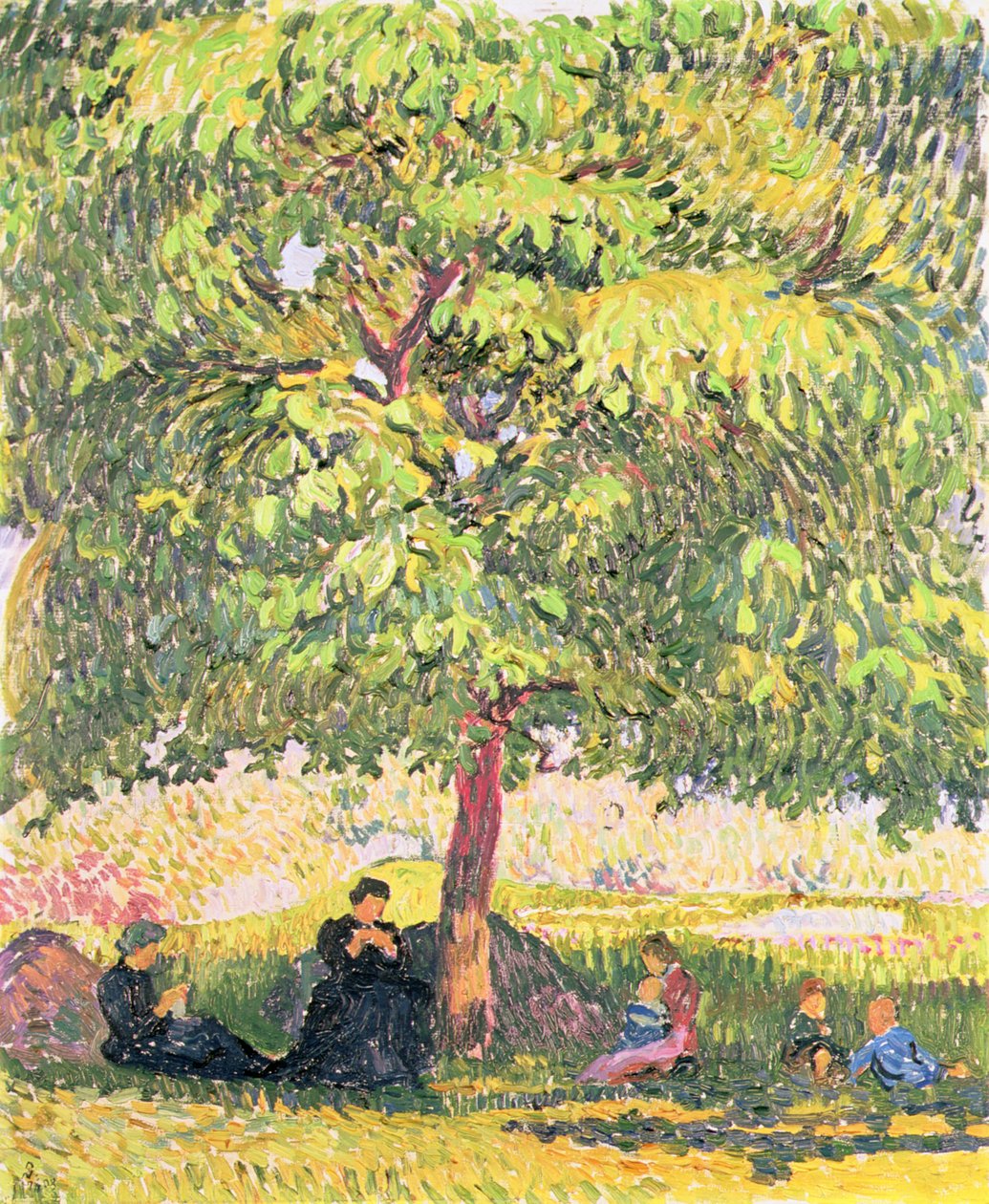 Under valnøtttreet av Giovanni Giacometti