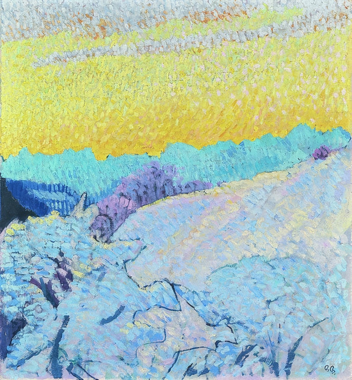 Vinterabend. 1905-06 av Giovanni Giacometti