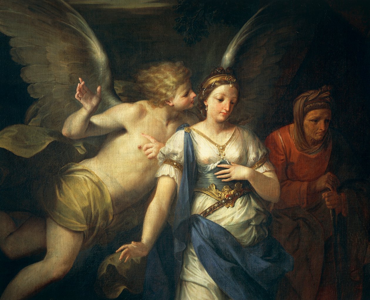 Engelinspirerende Judith av Giovanni Gioseffo da Sole