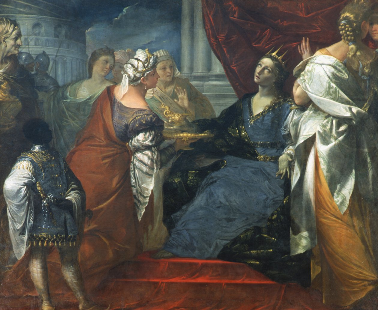 Dronning Artemisia drikker asken til Mausolus av Giovanni Gioseffo da Sole
