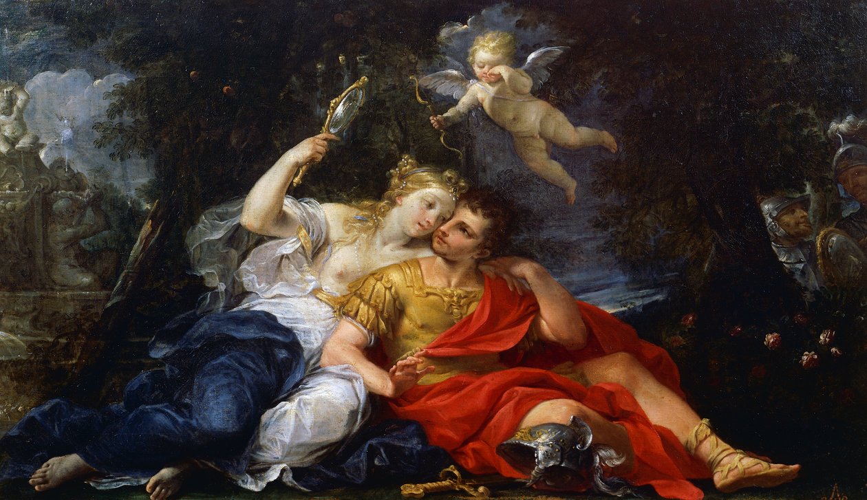 Rinald og Armida, maleri av Giovan Gioseffo dal Sole av Giovanni Gioseffo da Sole