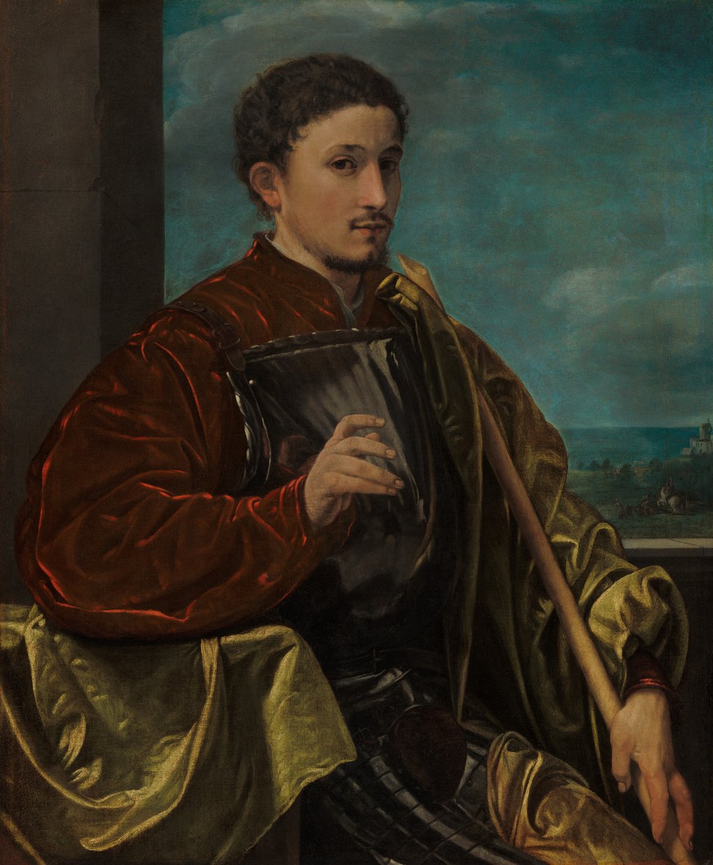 Portrett av en ridder, ca. 1525. av Giovanni Girolamo Savoldo