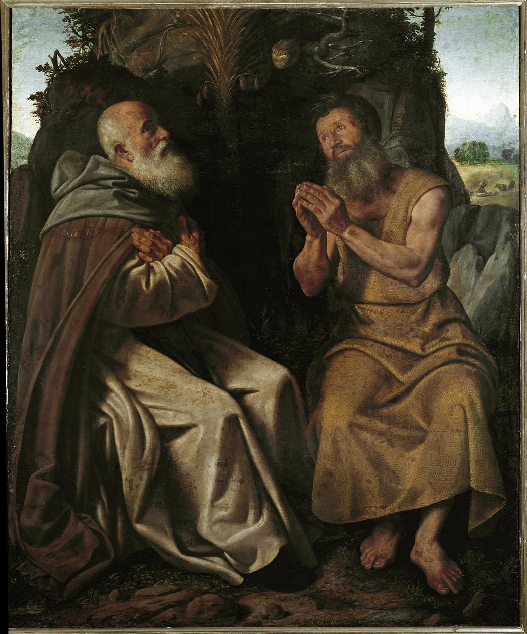 Saint Anthony the Abbe av Giovanni Girolamo Savoldo