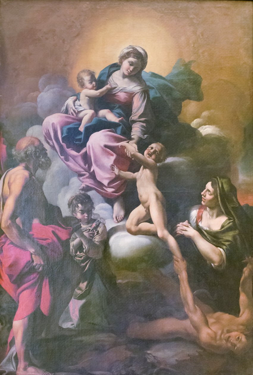 Frelse av en sjel av Giovanni Lanfranco