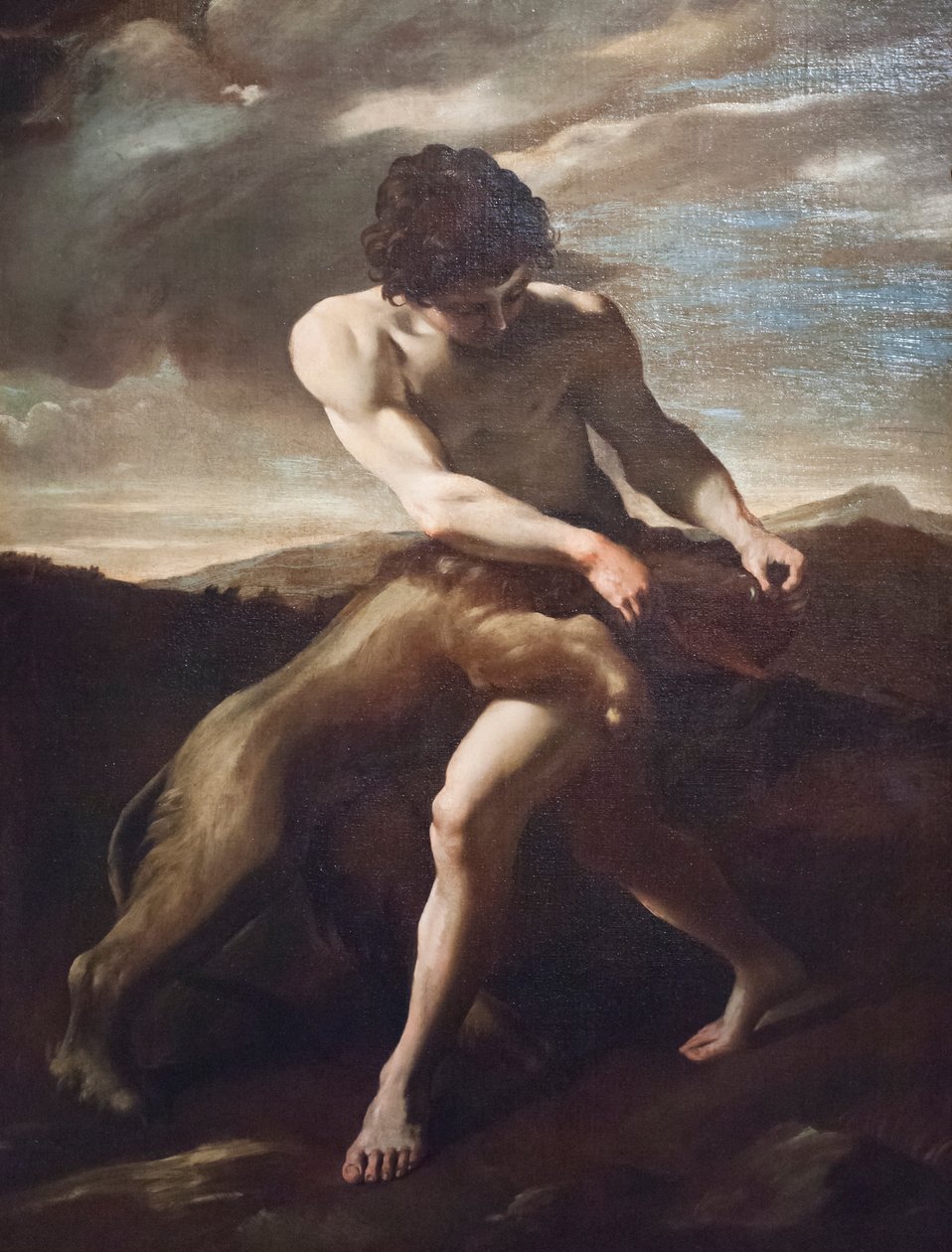 Samson dreper løven av Giovanni Lanfranco