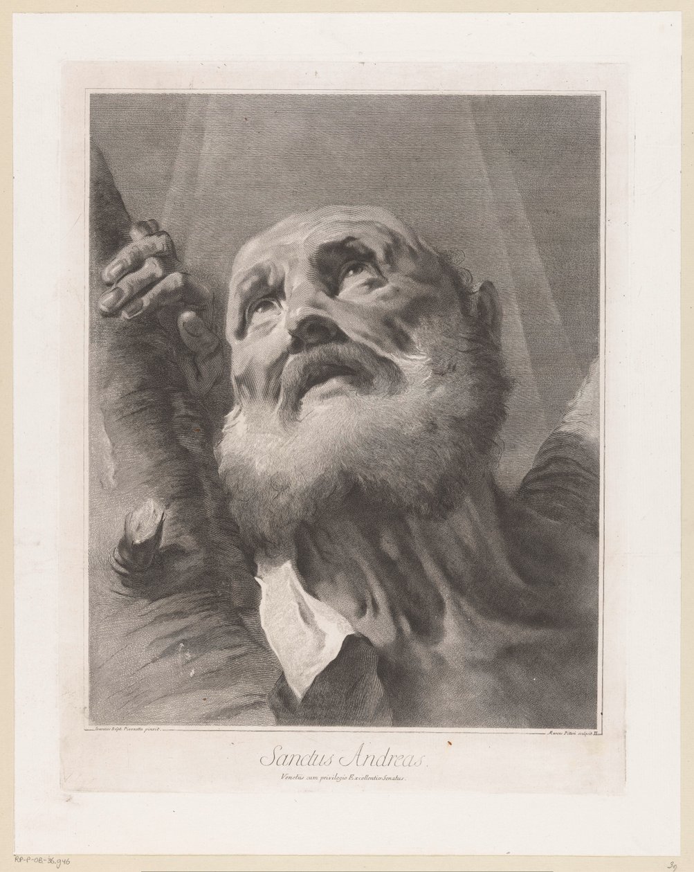 Apostel Andreas Sanctus Andreas (tittel på objekt) Apostelen (serietittel) av Giovanni Marco Pitteri