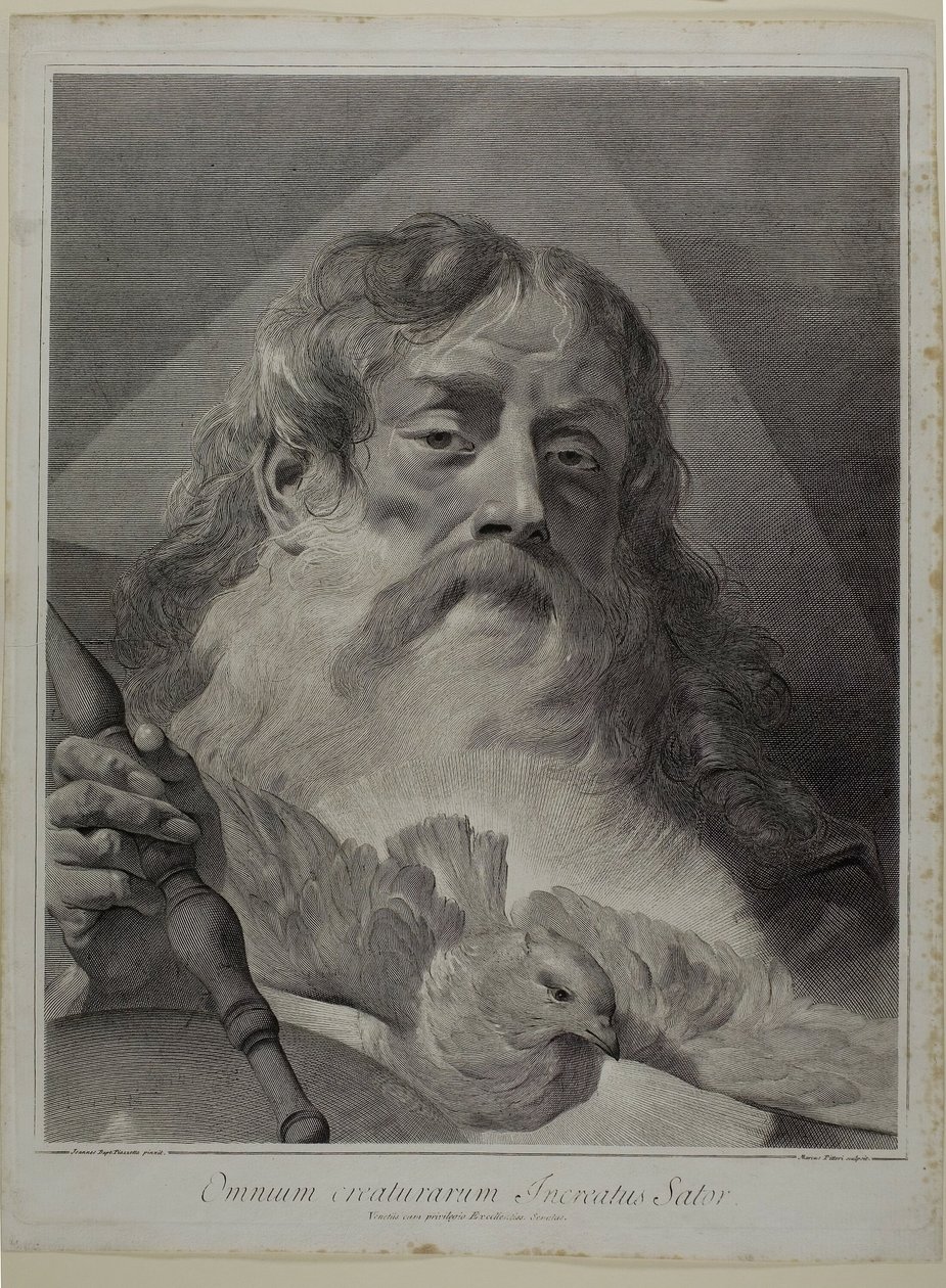 Gud Faderen og elleve av de tolv apostler av Giovanni Marco Pitteri