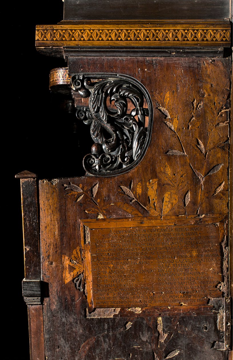 Lignaean Canonical Choir, innlagt av Giovanni Maria Platina 1484, høyre sideinnlegg av Giovanni Maria Platina