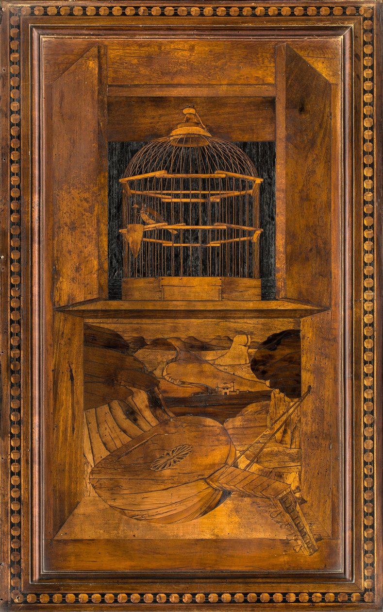Lignaean Canonical Choir, innlagt av Giovanni Maria Platina 1484, Superior Stall av Giovanni Maria Platina