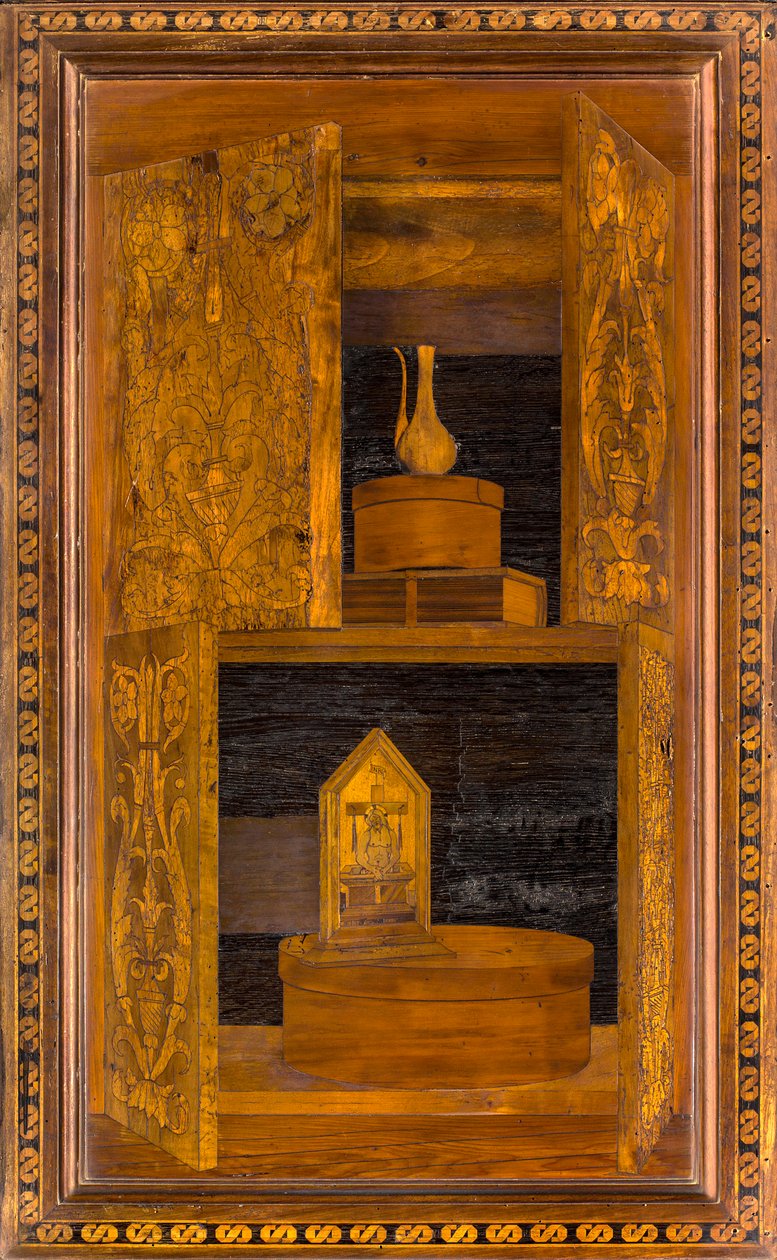 Lignaean Canonical Choir, innlagt av Giovanni Maria Platina 1484, Superior Stall av Giovanni Maria Platina