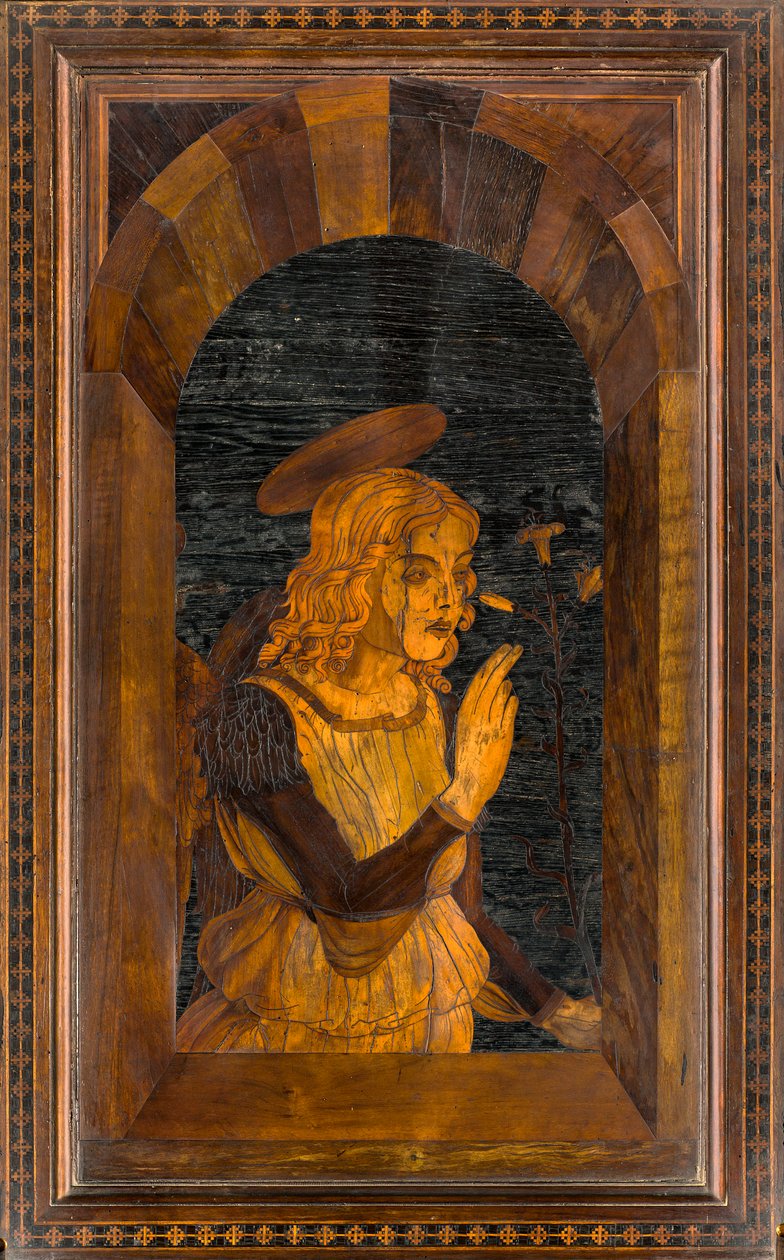 Lignaean Canonical Choir, innlagt av Giovanni Maria Platina 1484, Superior Stall av Giovanni Maria Platina