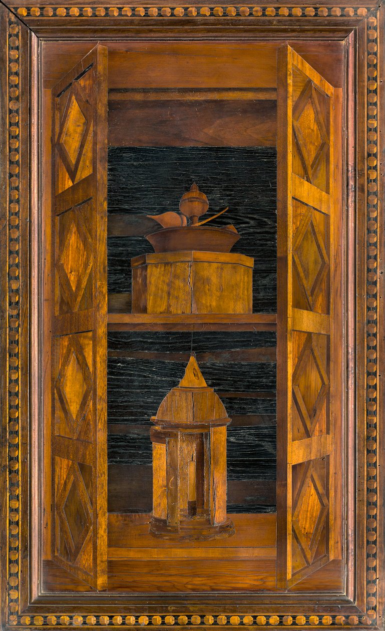 Lignaean Canonical Choir, innlagt av Giovanni Maria Platina 1484, Superior Stall av Giovanni Maria Platina