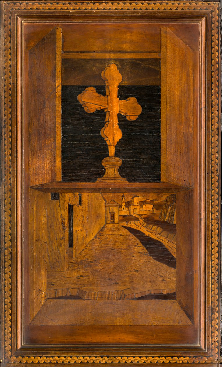 Lignaean Canonical Choir, innlagt av Giovanni Maria Platina 1484, Superior Stall av Giovanni Maria Platina
