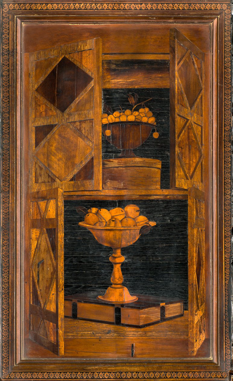Lignaean Canonical Choir, innlagt av Giovanni Maria Platina 1484, Superior Stall av Giovanni Maria Platina