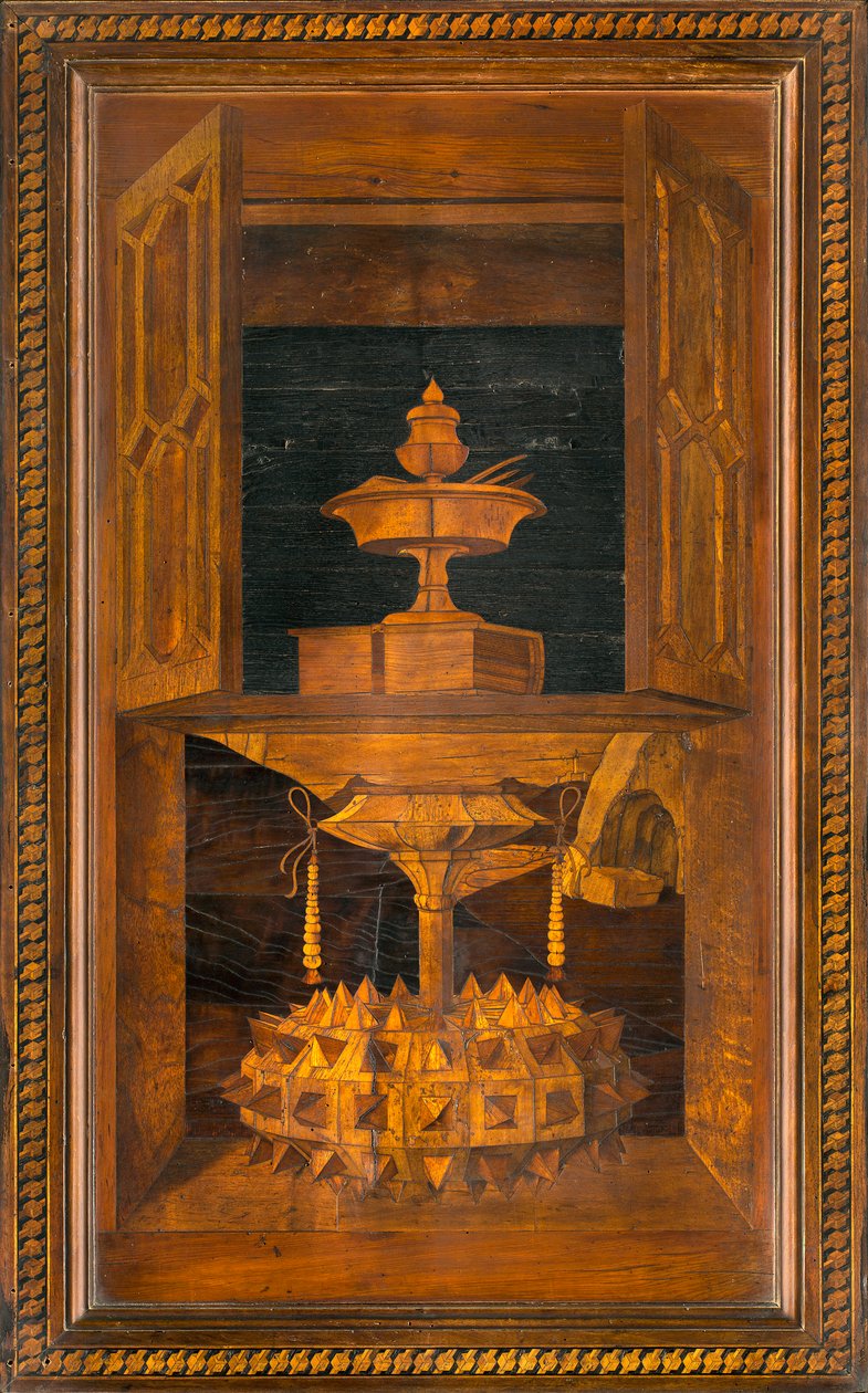 Lignaean Canonical Choir, innlagt av Giovanni Maria Platina 1484, Superior Stall av Giovanni Maria Platina