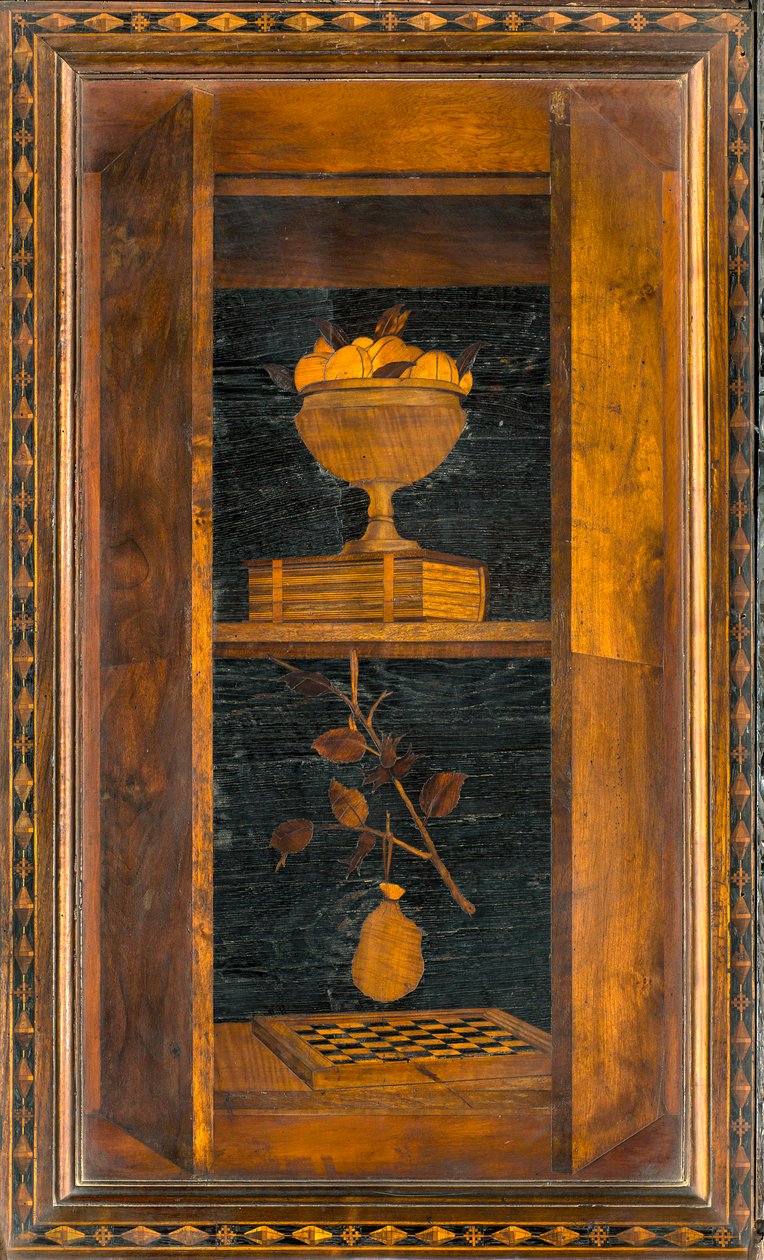 Lignaean Canonical Choir, innlagt av Giovanni Maria Platina 1484, Superior Stall av Giovanni Maria Platina