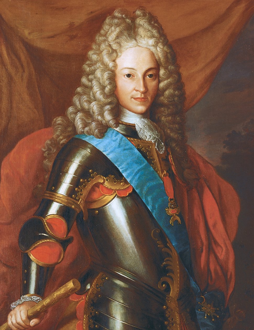 Portrett av Filip V av Spania (Versailles av Giovanni Maria delle called Mulinaretto Piane