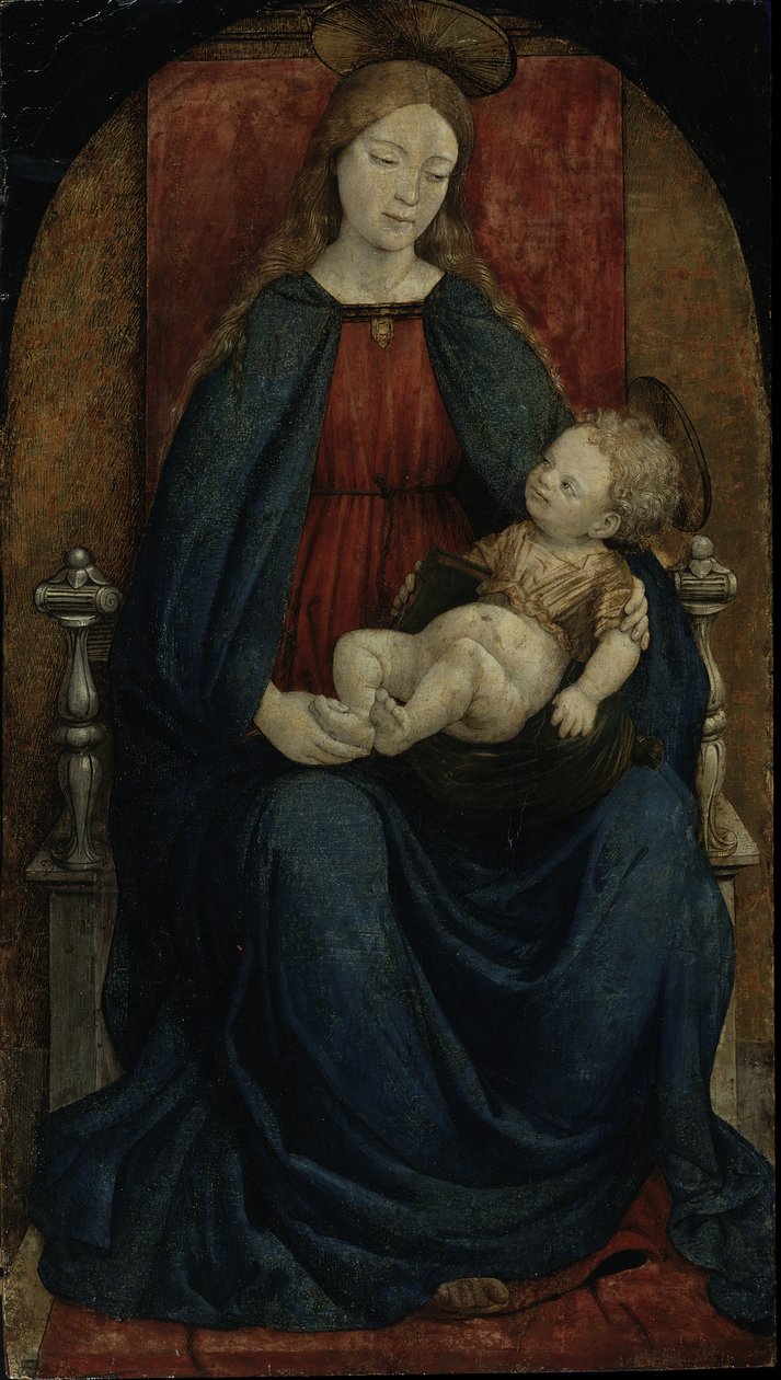 Jomfru og barn, ca. 1480 av Giovanni Martino Spanzotti