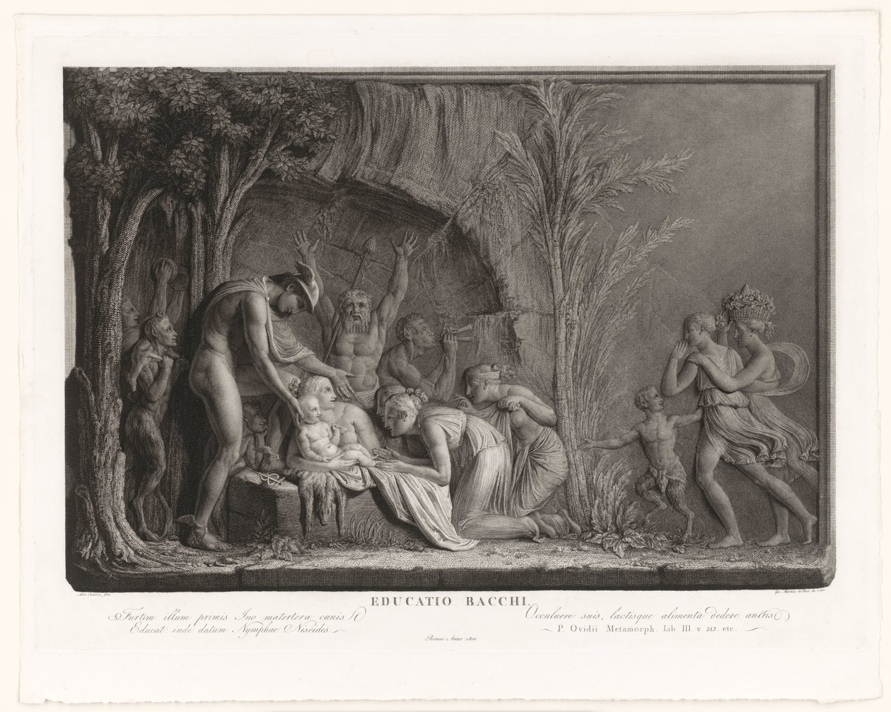 Utdanningen til Bacchus av Giovanni Martino dei Boni