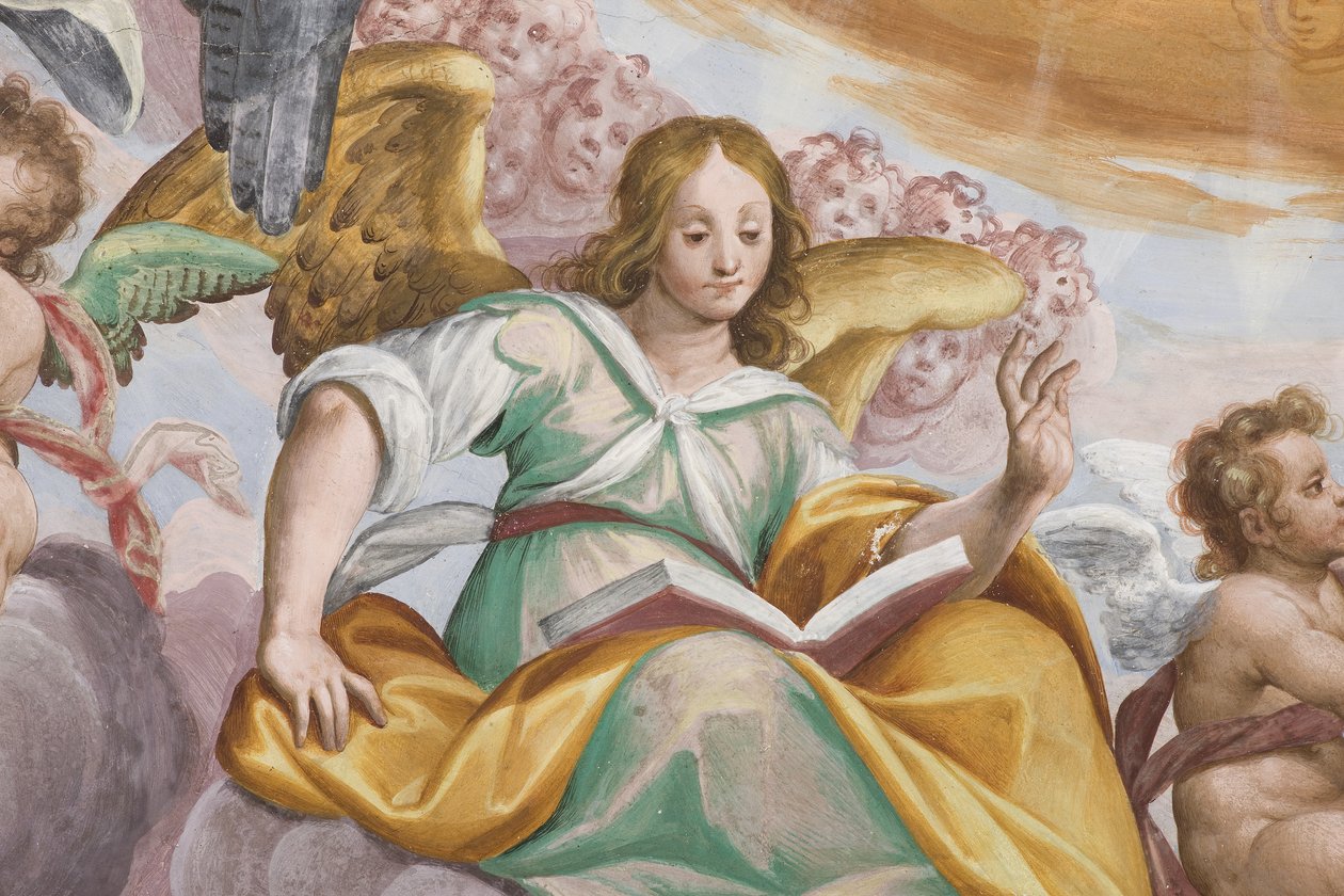 Engel og putti av Giovanni Mauro della Rovere