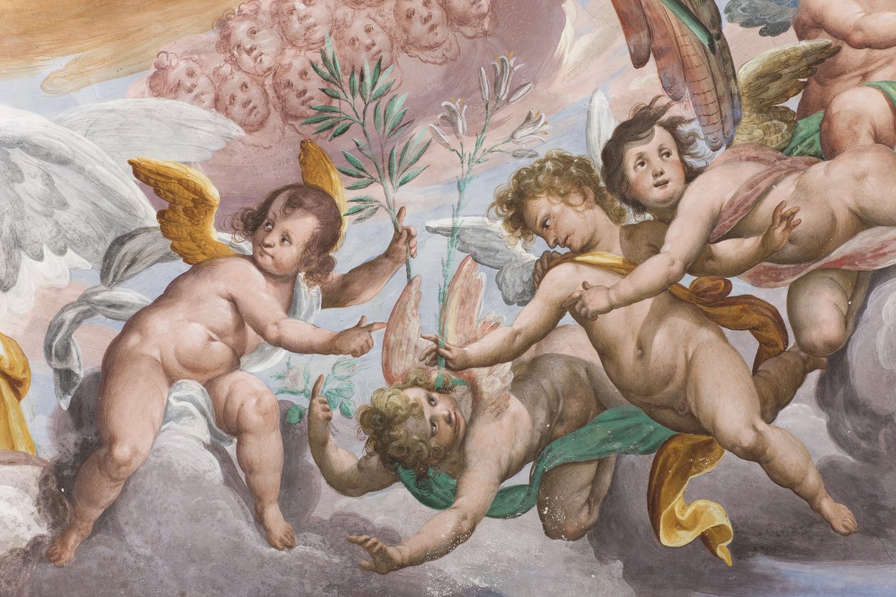 Putti (detalj av 3496733) av Giovanni Mauro della Rovere
