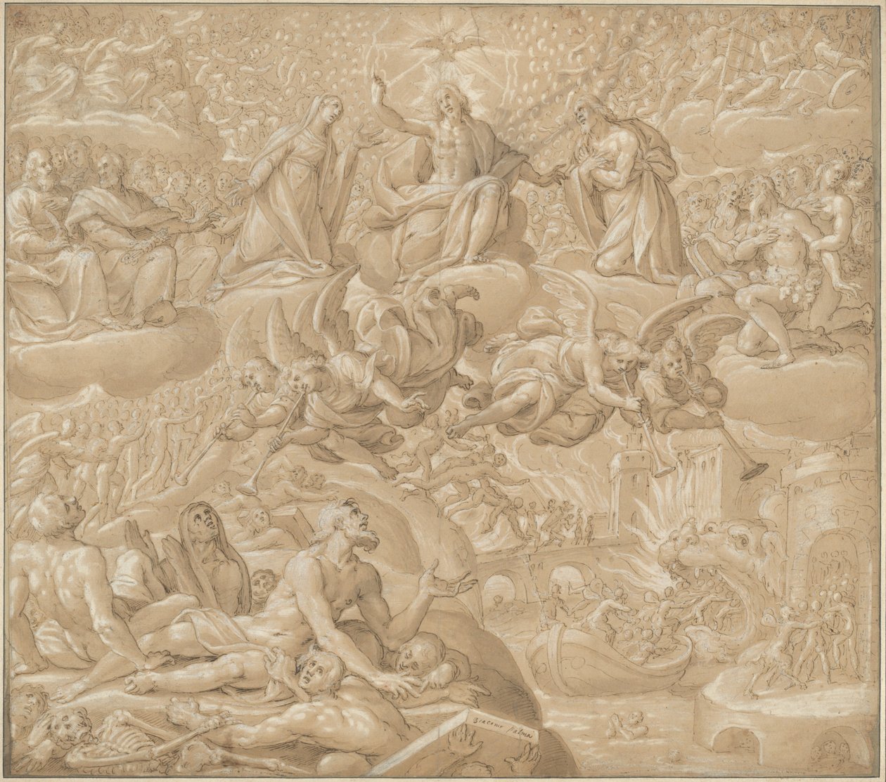 Den siste dommen av Giovanni Mauro della Rovere