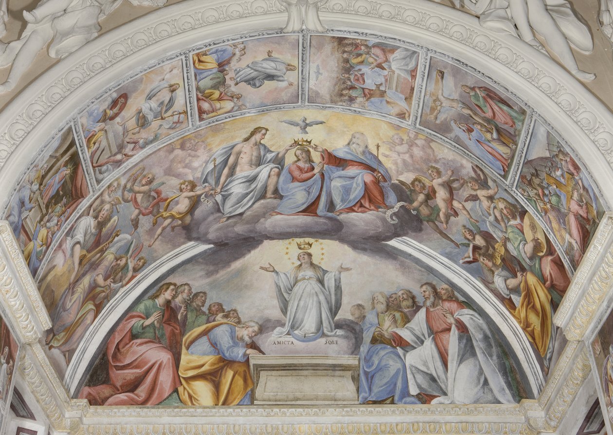 Virgin Annunciate av Giovanni Mauro della Rovere