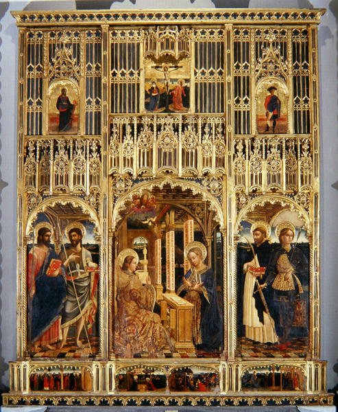 Bebudelsesaltertavle av Giovanni Mazone