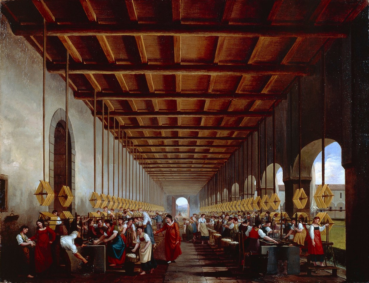 Italia, Spinneriet av Giovanni Migliara